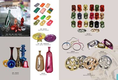 深藍納米噴鍍 金銀鉻層，一噴即成，文化用品的革新之選